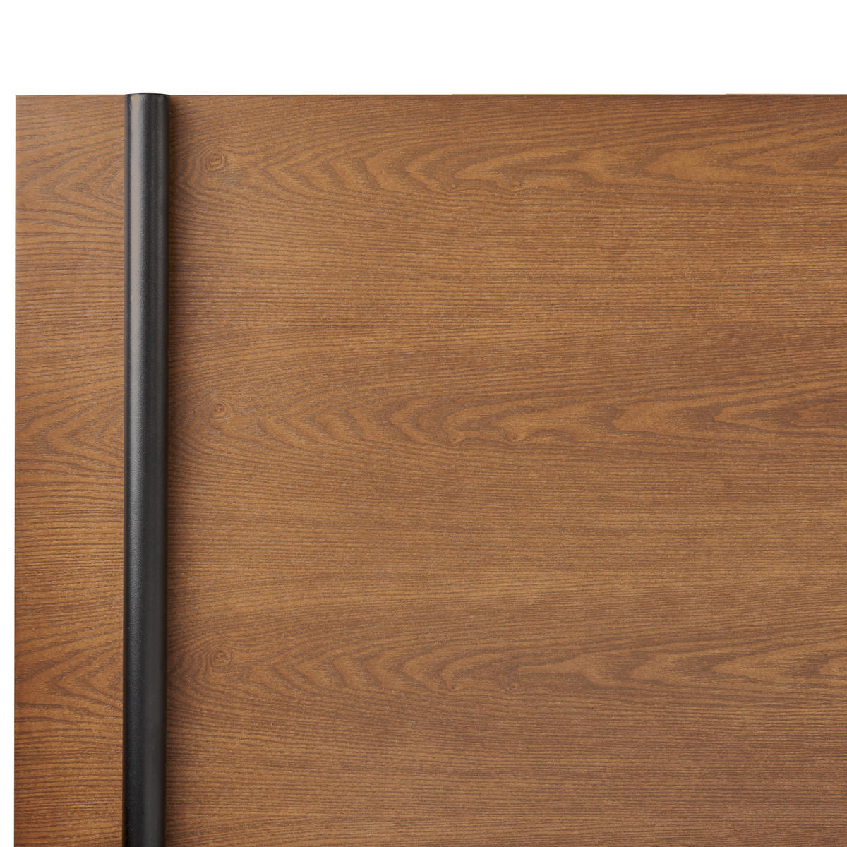 BETT mit Lattenrost 180x200 cm Dunkler Holzfarbton Libermont - Dunkelbraun, Holzwerkstoff (180/200cm) - Beliani