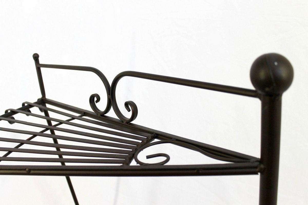 BLUMENTREPPE Metall Braun 64 cm DY12020 - Braun, Metall (56/64/56cm) - DanDiBo