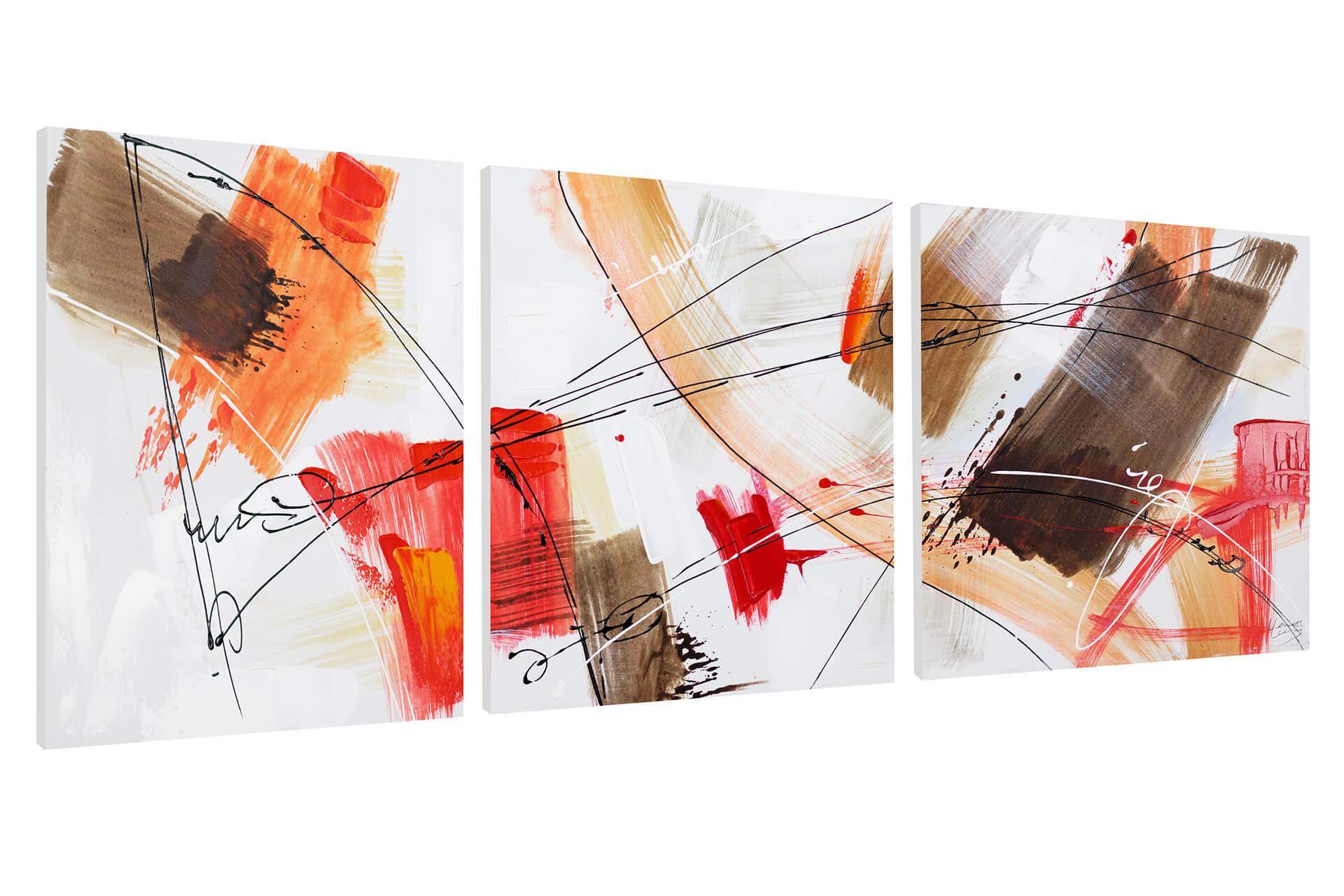 Kunstloft Leinwandbild Mehrfarbig 150x50 cm