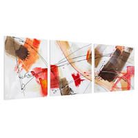 LEINWANDBILD 3-TEILIG Bunt 150/50 cm - Multicolor, Textil (150/50cm)