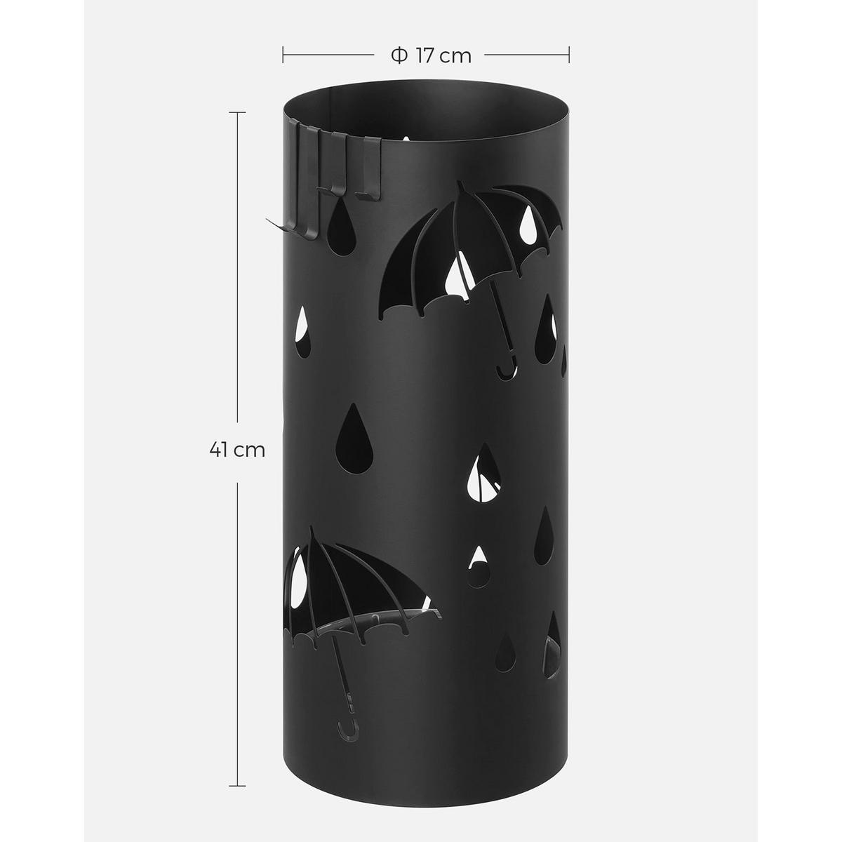 SCHIRMSTÄNDER HAVANA - Schwarz, Metall (17/41/17cm) - Hansiro