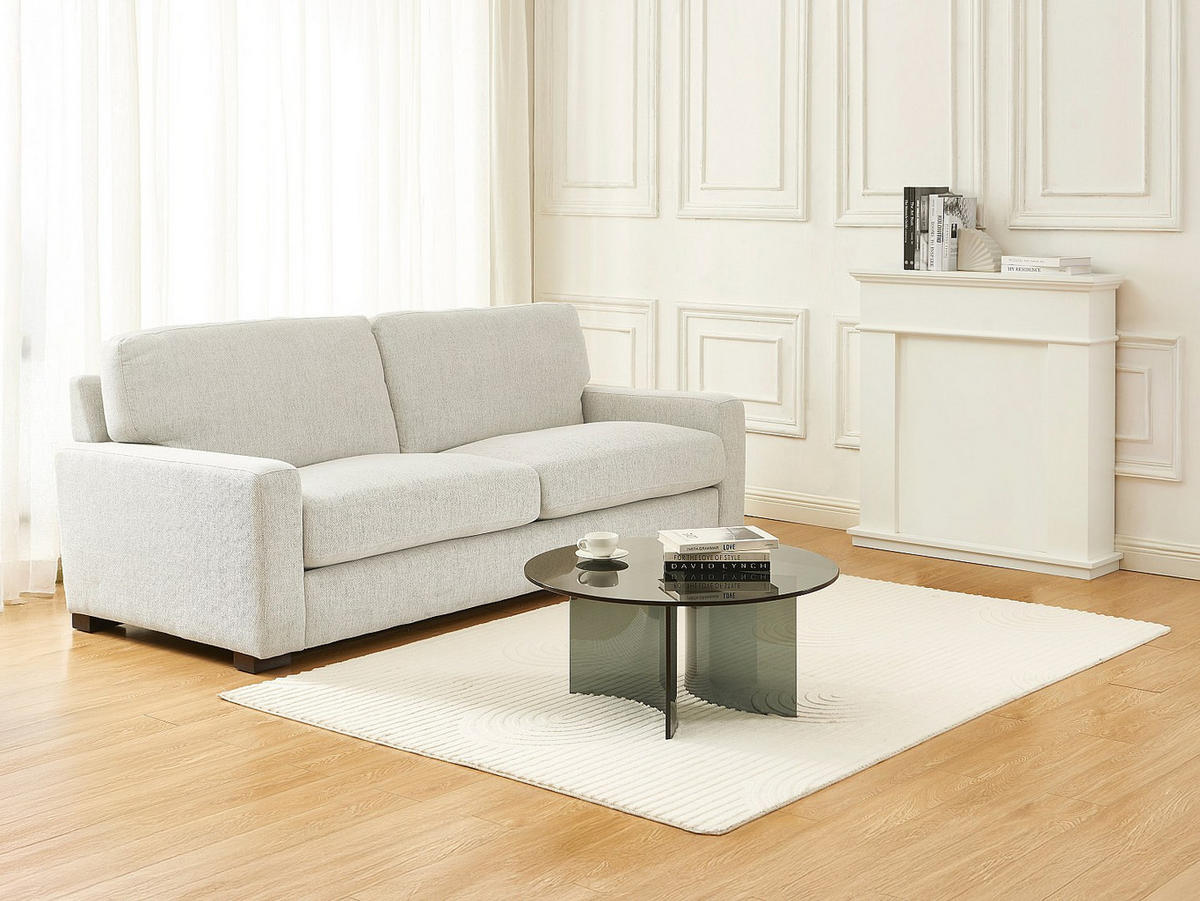 COUCHTISCH - Sicherheitsglas - Anthrazit - OKLAMA - Anthrazit, Glas (80/80/36cm) - Vente-Unique