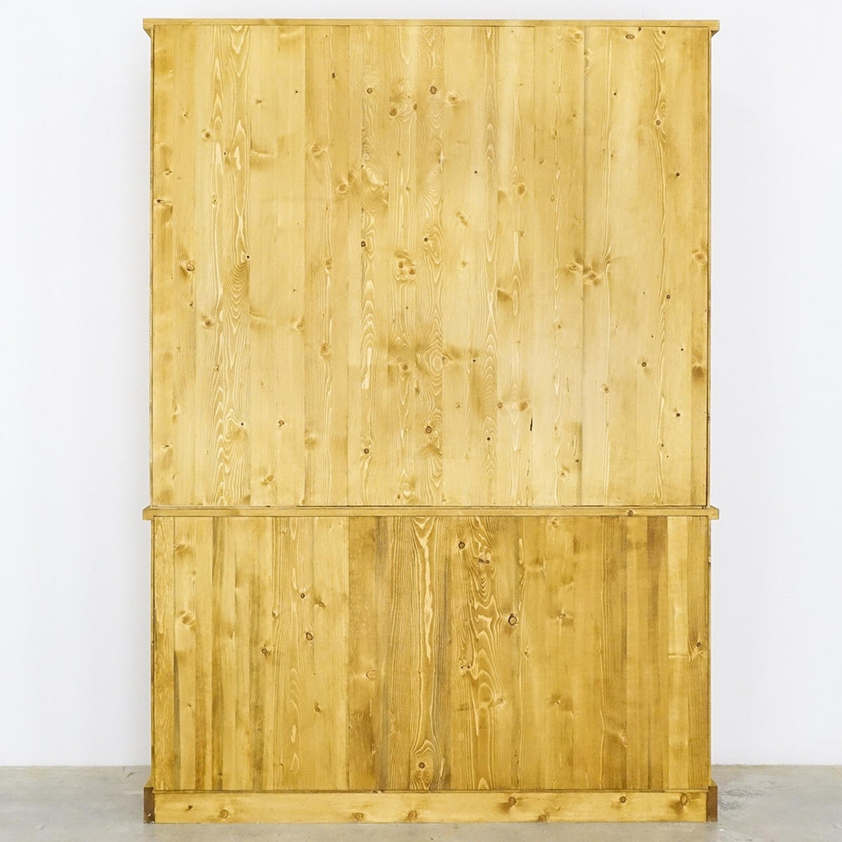 VITRINE aus Massivholz Industrial - Honig, Holz (160/223/45cm) - Seart