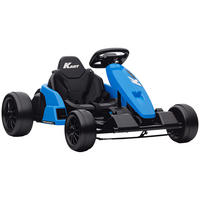 KINDER-ELEKTRO-GOKART 24V 6-18km/h Verstellbarer Sitz - Blau, Kunststoff (115/77/55.5cm) - AIYAPLAY