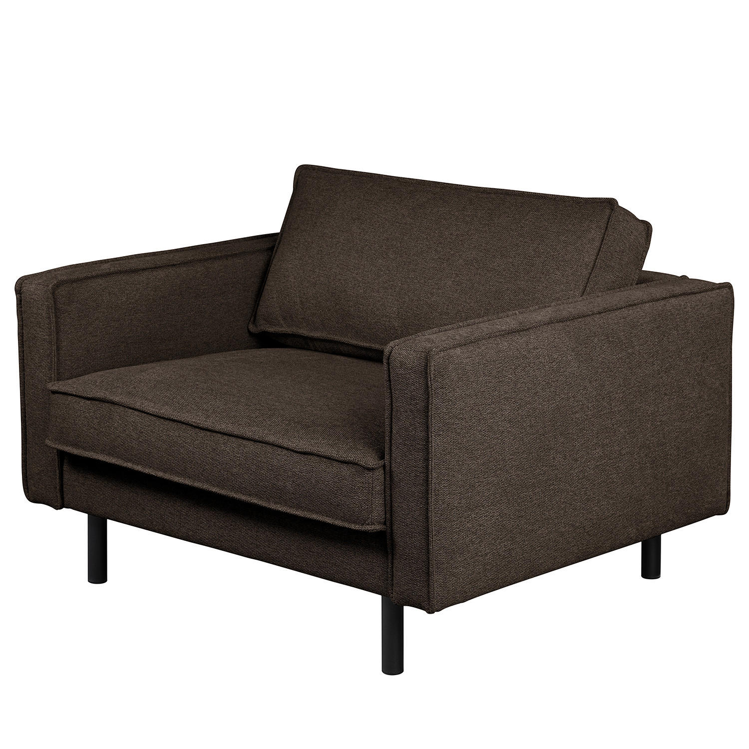 XL SESSEL - Graubraun/Schwarz, Wellpappe/Textil (117/81/96cm) - home24