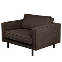 XL SESSEL - Graubraun/Schwarz, Wellpappe/Textil (117/81/96cm) - home24
