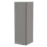 KÜCHENHÄNGESCHRANK W4/30 Essen Grau Hochglanz / Weiß Matt 30 / 32,5 / 96cm - Weiß/Grau, Holz/Holzwerkstoff (30/96/32.5cm) - Feldmann-Wohnen