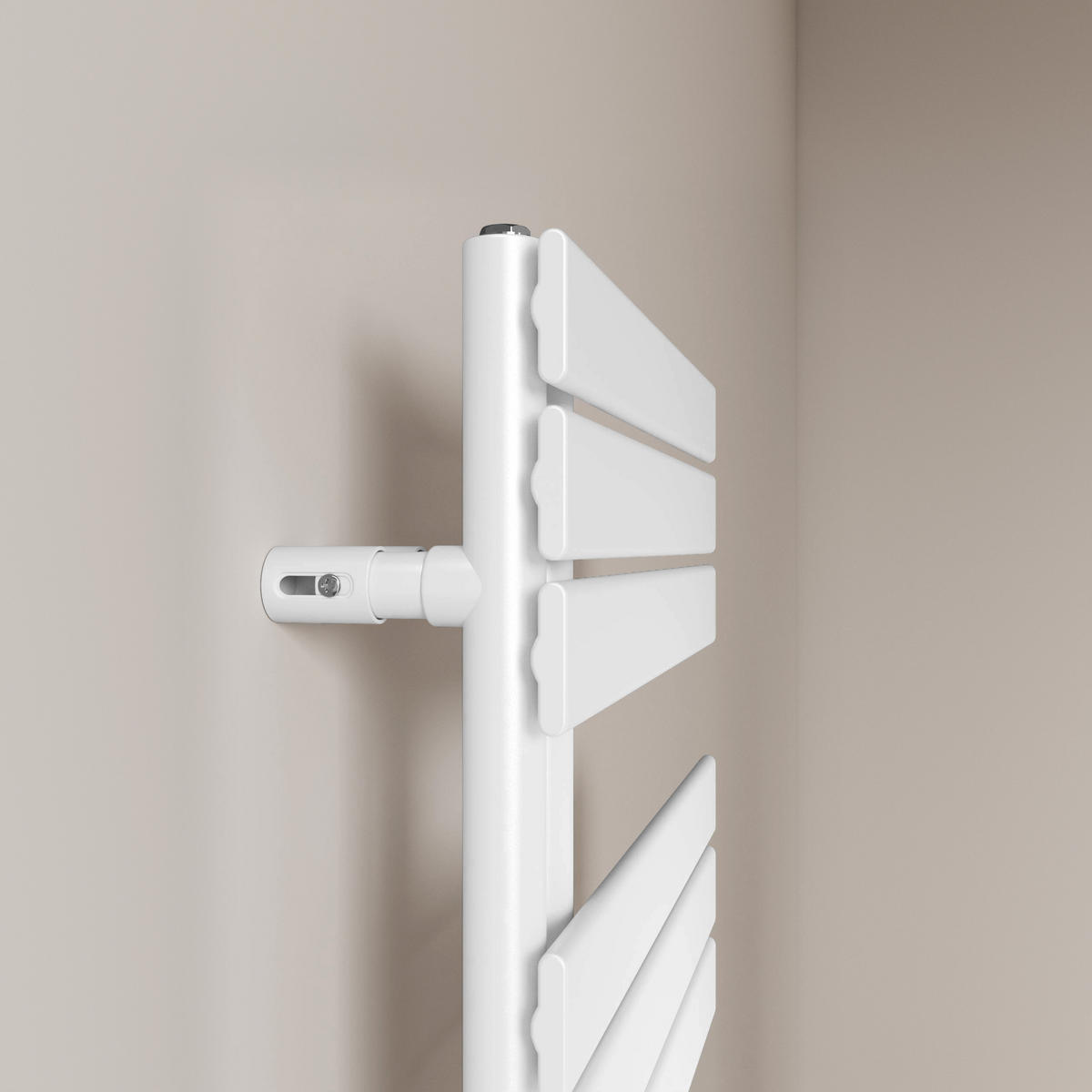 HEIZKÖRPER wasserführend mit seitlicher Öffnung Weiß 159,9/60/5,9 cm - Weiß, Metall (60/159.9/5.9cm) - EMKE