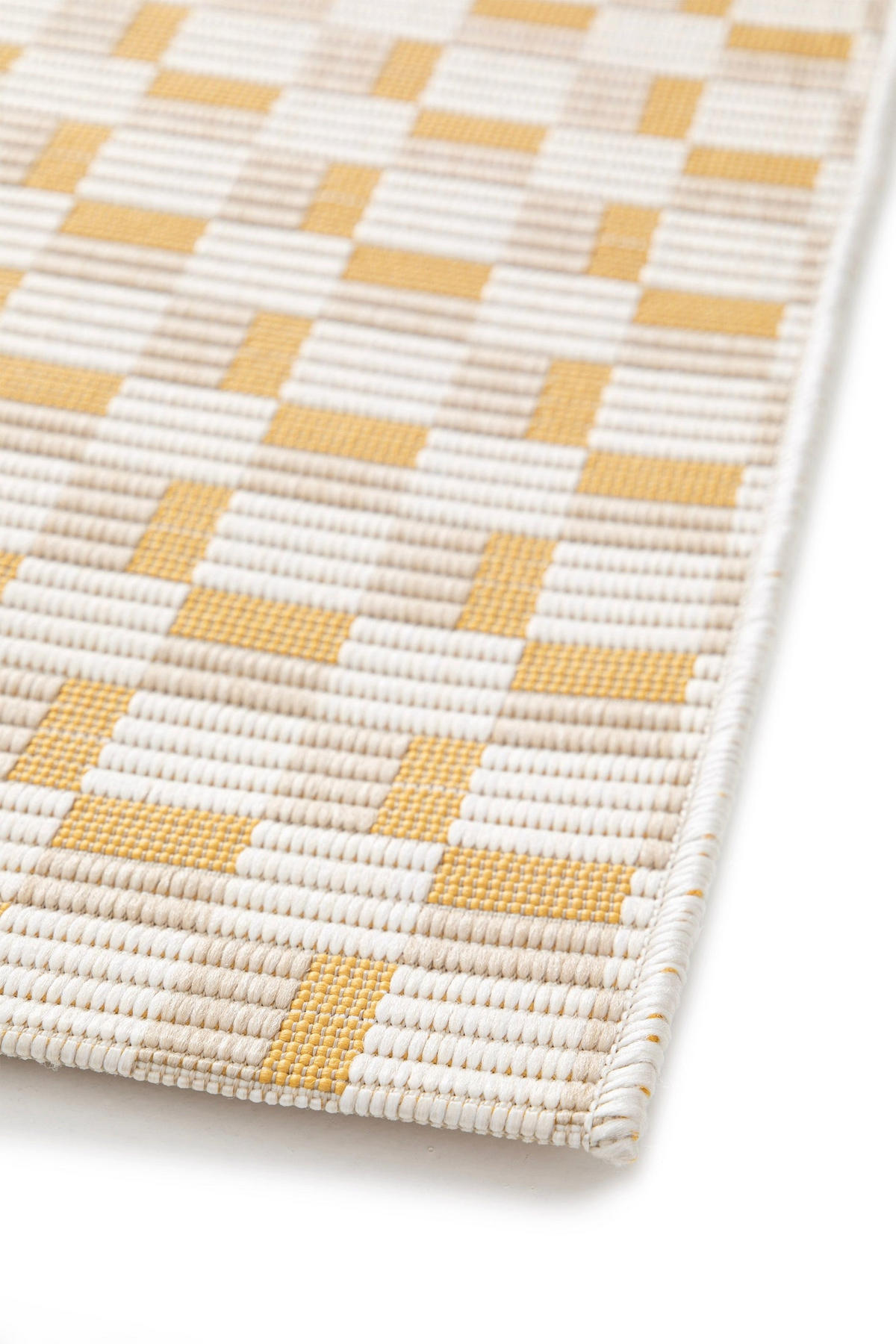 DESIGN Teppich für Innen und Außen gelb - Gelb, Textil (160/230cm) - AFK Living