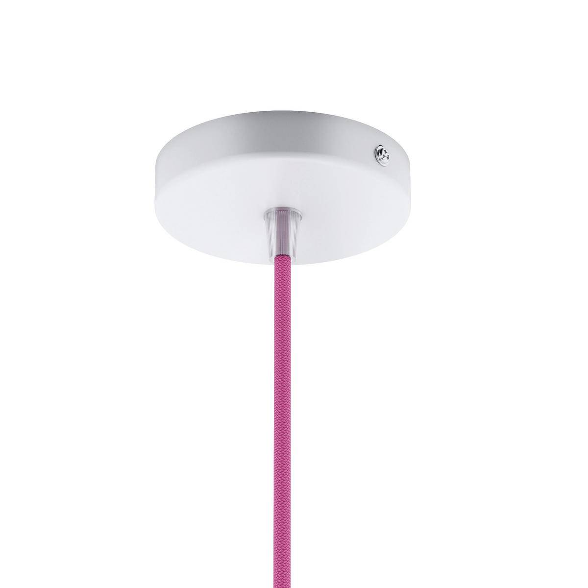 PENDELLEUCHTE ELISA fuchsia 15 W - Pink, Metall (10/10/2cm) - Rendl