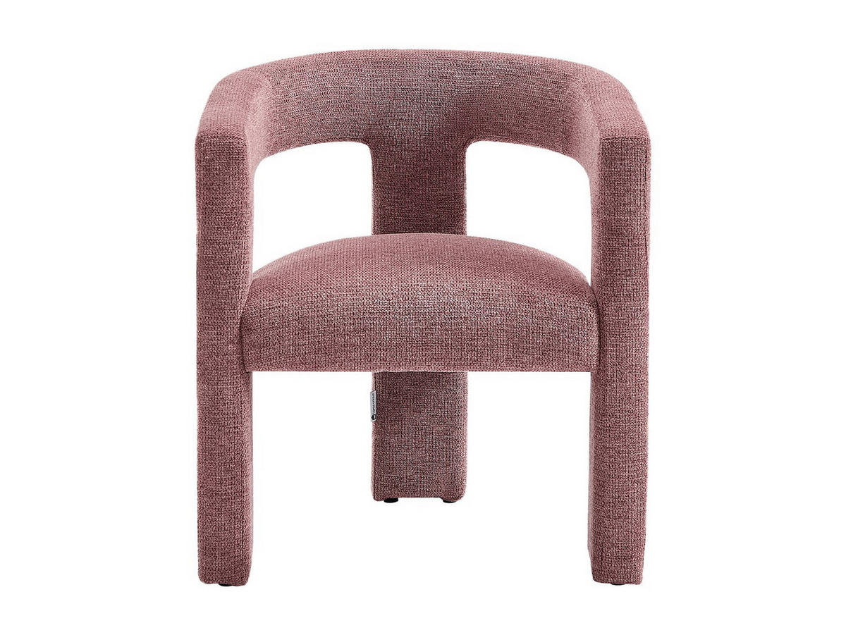 SESSEL mit gerader Rückenlehne - 1 -Sitzer - Polyester - rosa - FAVINA - Pink, Textil (64/75/59cm) - Vente-Unique