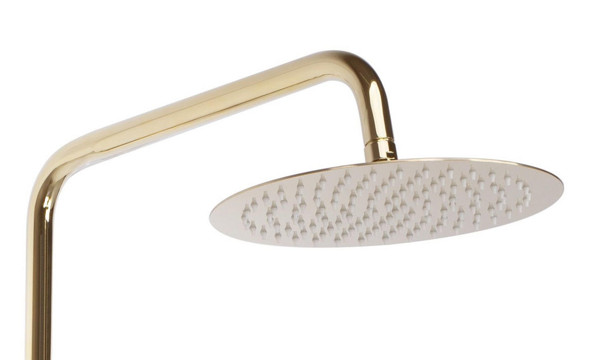 DUSCHGARNITUR Rea Vincent Gold - Goldfarben, Metall (27/123.5/48cm) - REA