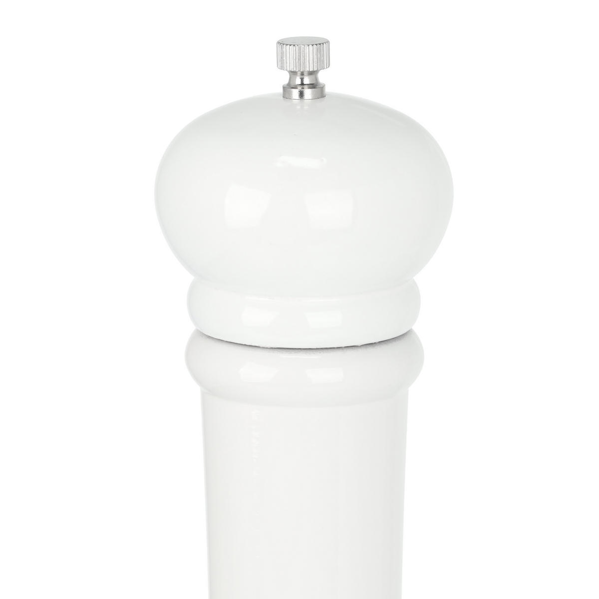 GEWÜRZMÜHLE - Weiß, Holz/Keramik (6/51.5/6cm) - Relaxdays