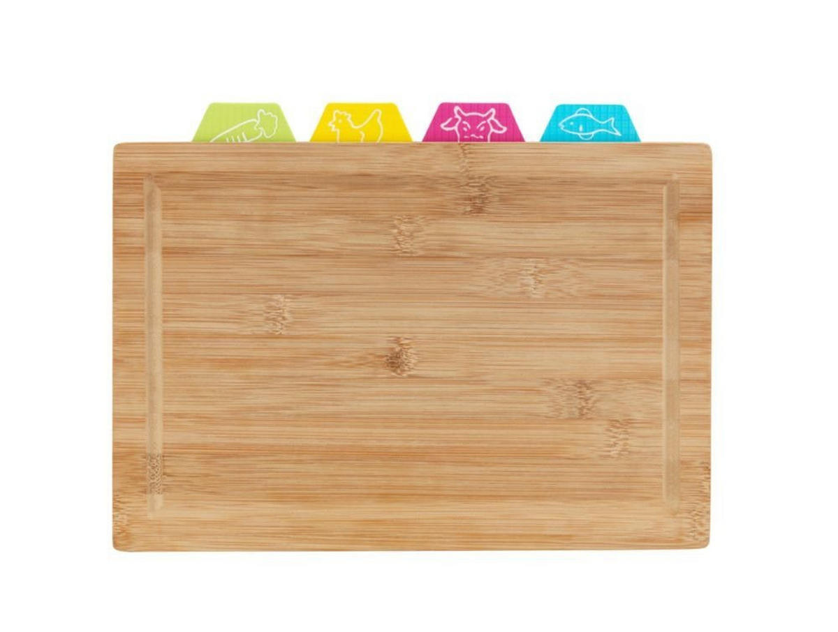 SCHNEIDEBRETT-SET Bella 22,5/32,5/2,3 cm - Multicolor, Naturmaterialien (32.5/22.5cm) - Wenko