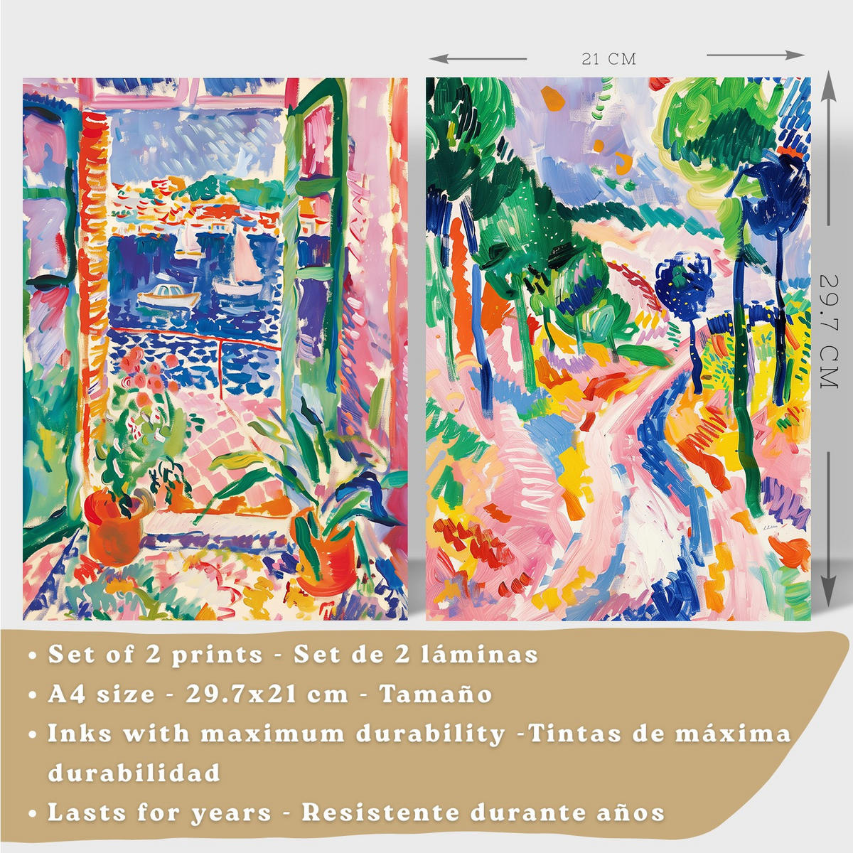PLAKAT Sada 2 Plachetnice A4 Černý rám - černá, papír (29.7/1/21cm) - Nacnic