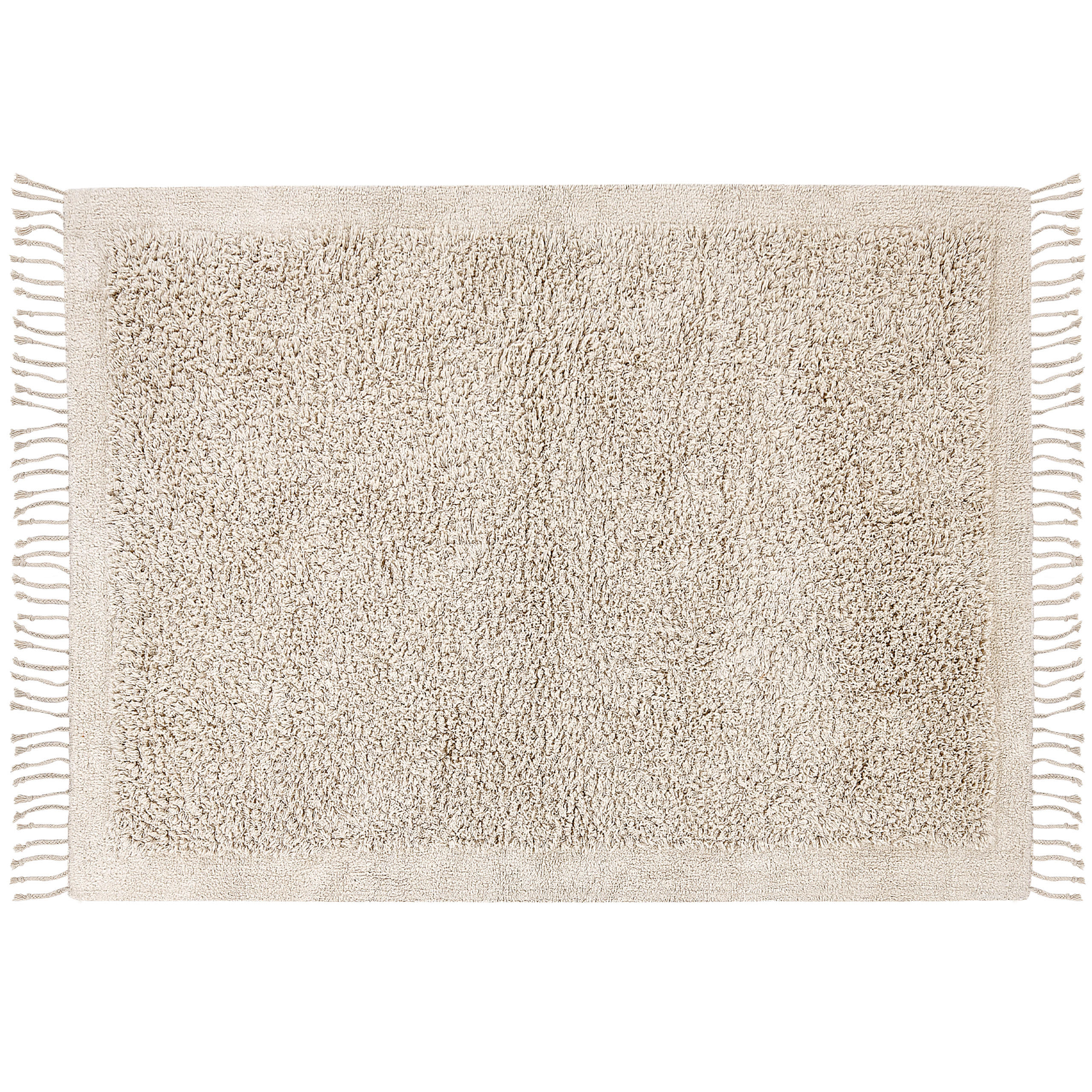 SHAGGY-TEPPICH Bitlis 200/140 cm - Beige, Textil (140/200cm) - Beliani