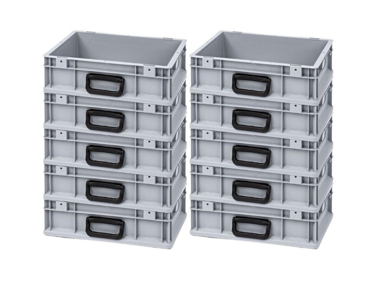 EUROBOX Nextgen Portable Uno 12x30x40cm 11 Liter - Grau, Kunststoff (30/13.5/40cm) - PROREGAL
