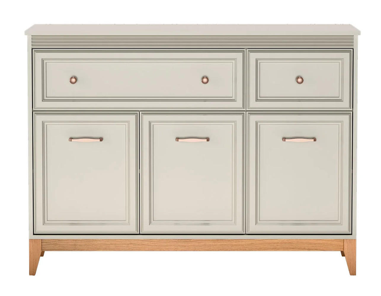 KOMMODE WINDSOR W-1 - Creme, Holzwerkstoff (136/100/41cm) - Meblini