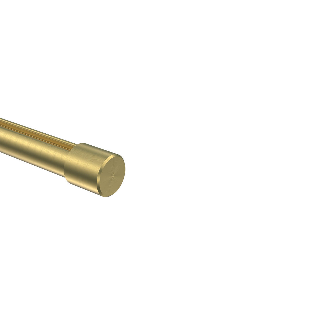 ENDSTÜCKE FÜR GARDINENSTANGEN 20 mm Ø, Santo Messing-Optik, Packung 2 Stück - Messingfarben, Metall (2.5/2.5/2.5cm) - INTERDECO