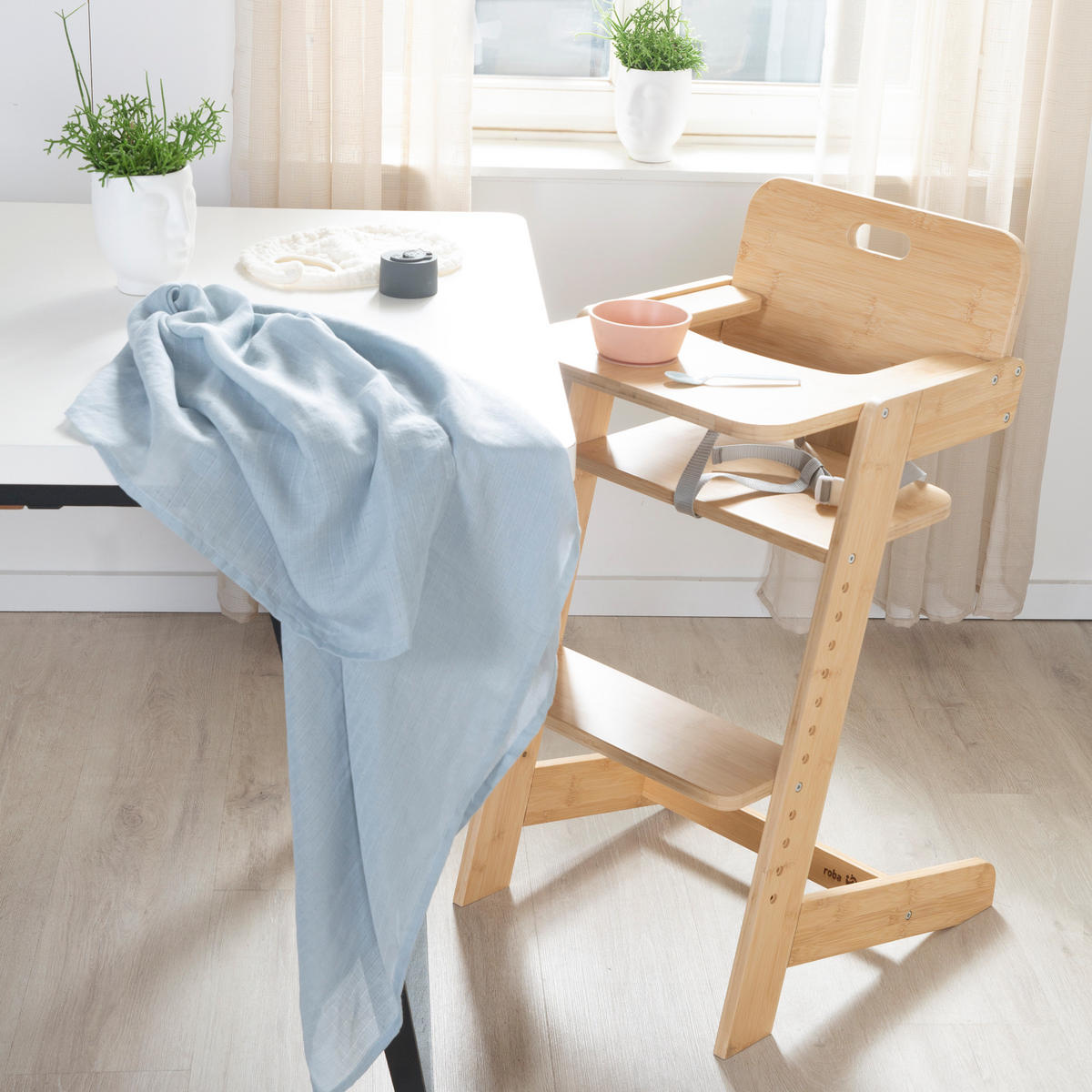 HOCHSTUHL Nature Up Bambus - Naturfarben, Holz (45/86/50cm) - Roba