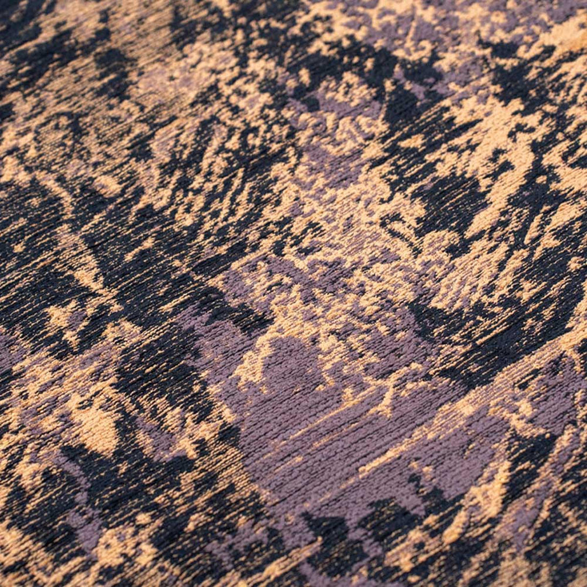 TEPPICH Deep Mine Mad Men Cracks 240/240 cm - Orange, Kunststoff/Textil (240/240cm) - Louis De Poortere