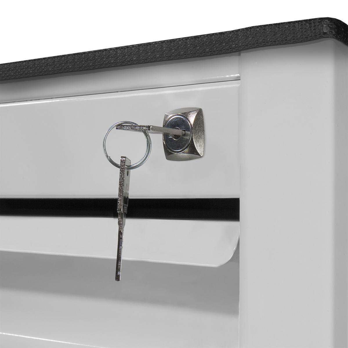 SCHUBLADENSCHRANK Kobra mit 10 Schubladen + Gummiauflage 90x71x55cm Lichtgrau - Grau, Metall (71/90/55cm) - PROREGAL