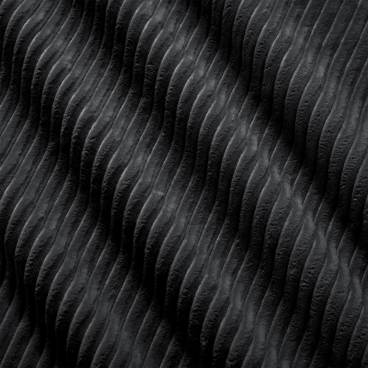 SOFAMODUL in cordstoff schwarz ohne armlehnen & modular - Schwarz, Textil (103/75/90cm) - Urban Meuble