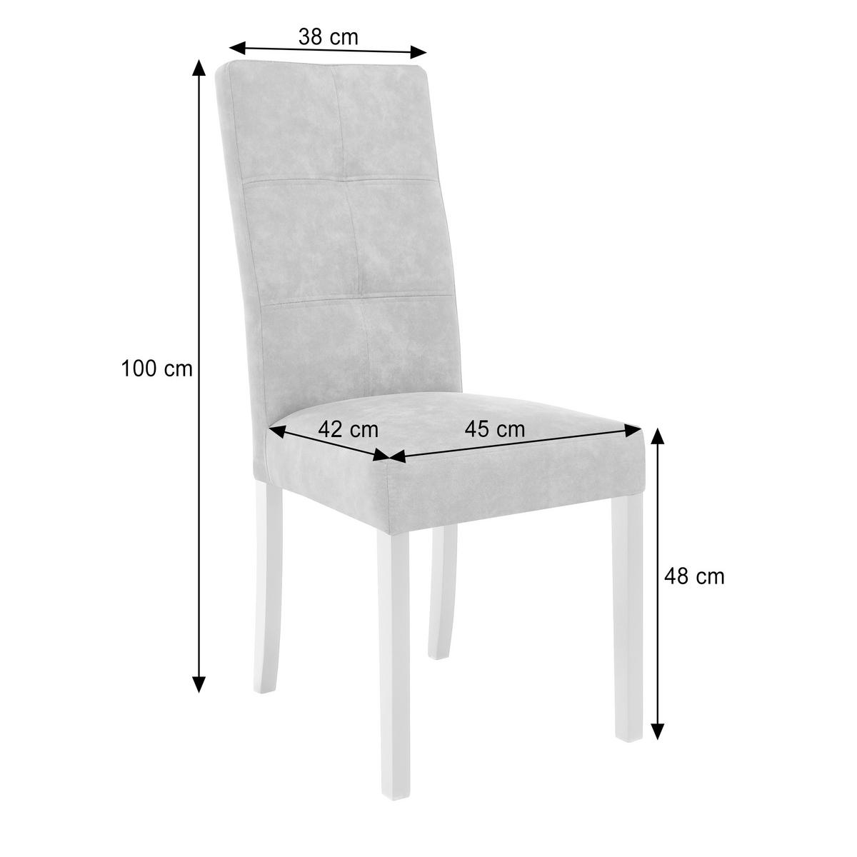 STUHL Solis mit kaschmirfarbenen Holzbeinen, Polsterstuhl, Braun - Kaschmir/Braun, Holz (45/100/42cm) - Beautysofa