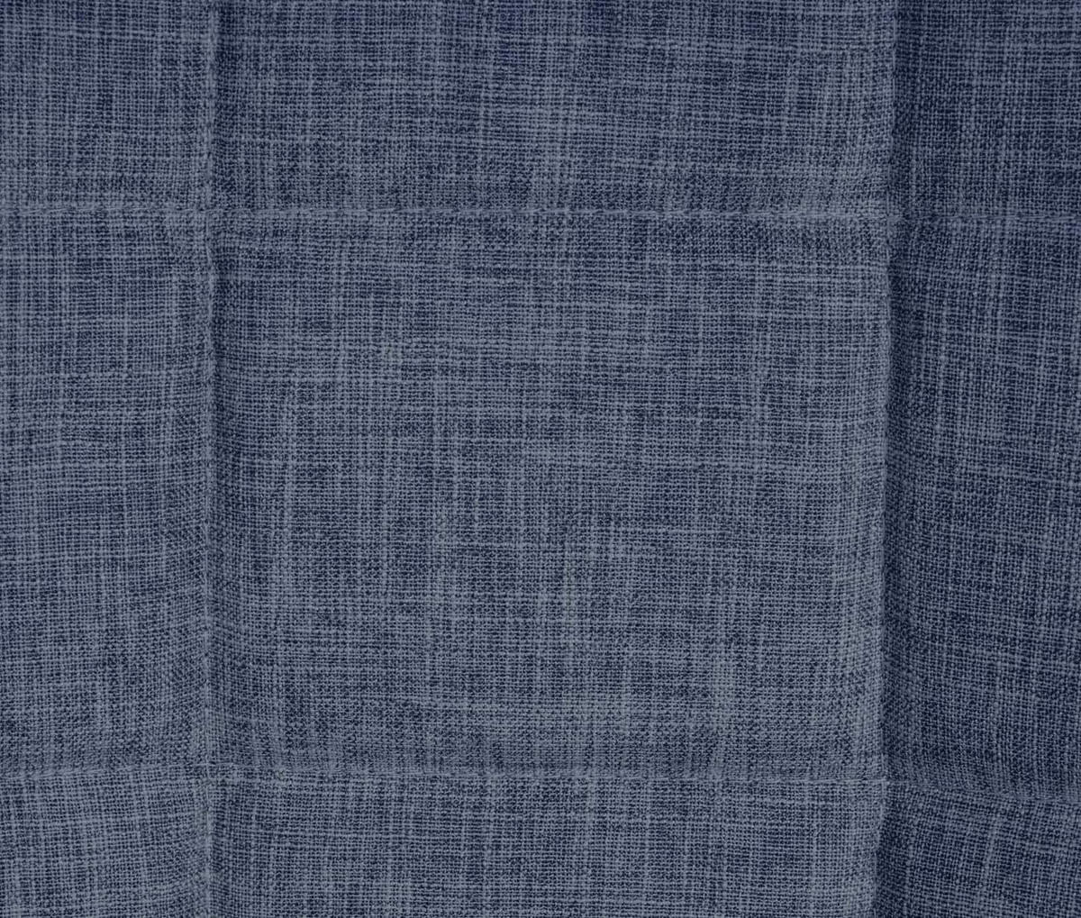 STUHL Stoff blau - Blau/Schwarz, Textil/Metall (46/82/52cm) - CLP