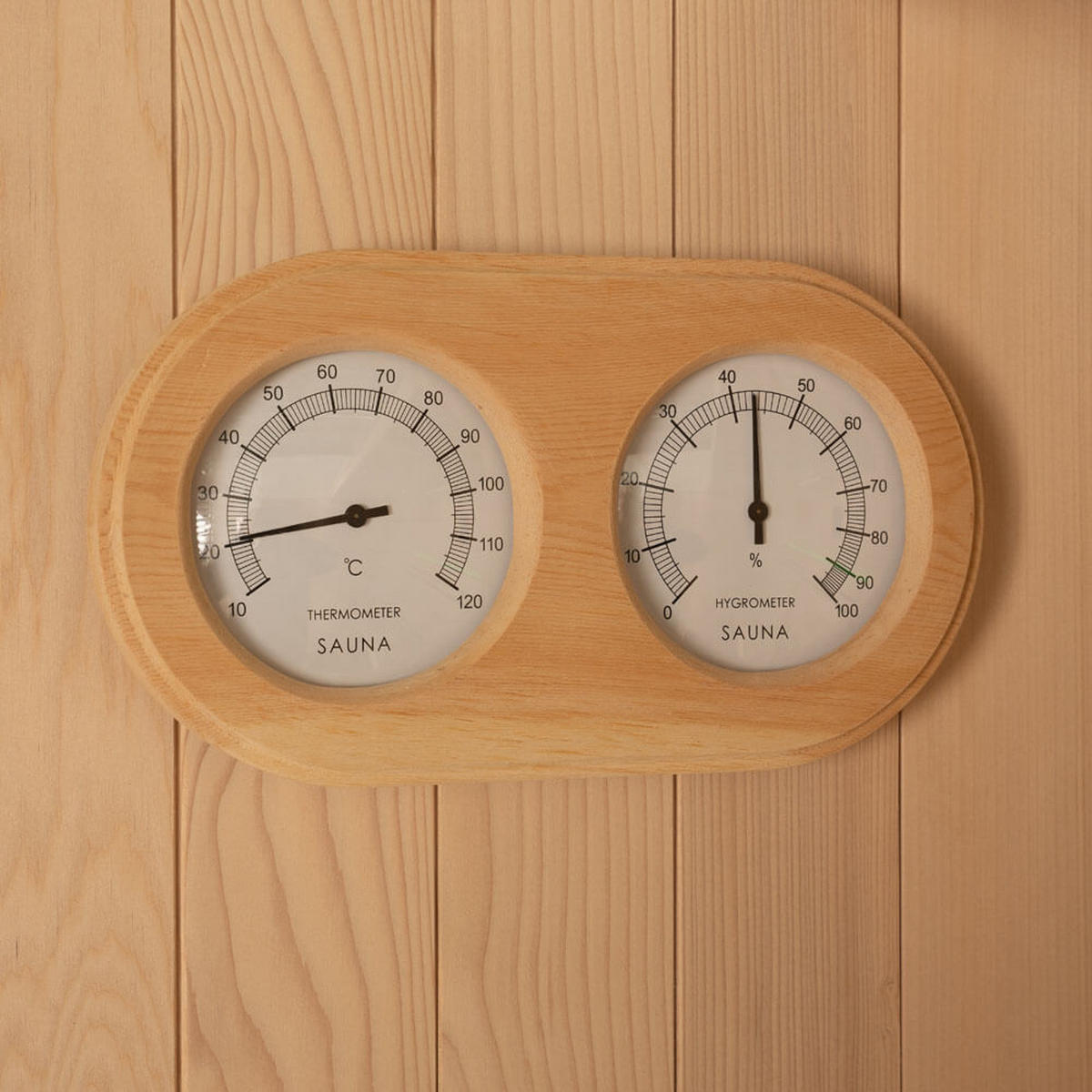 SAUNA OMAHA - Naturfarben, Holz (180/200/150cm) - Home Deluxe