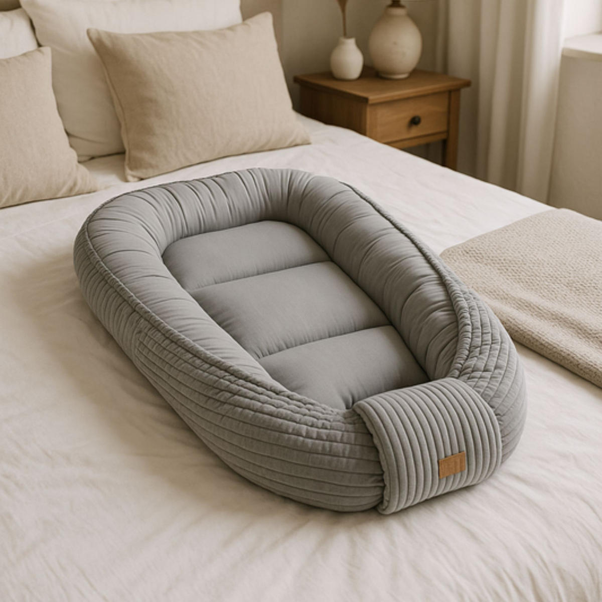 BABYNEST, Aesthetic, olivgrün - Grün, Textil (55/83cm) - MeowBaby