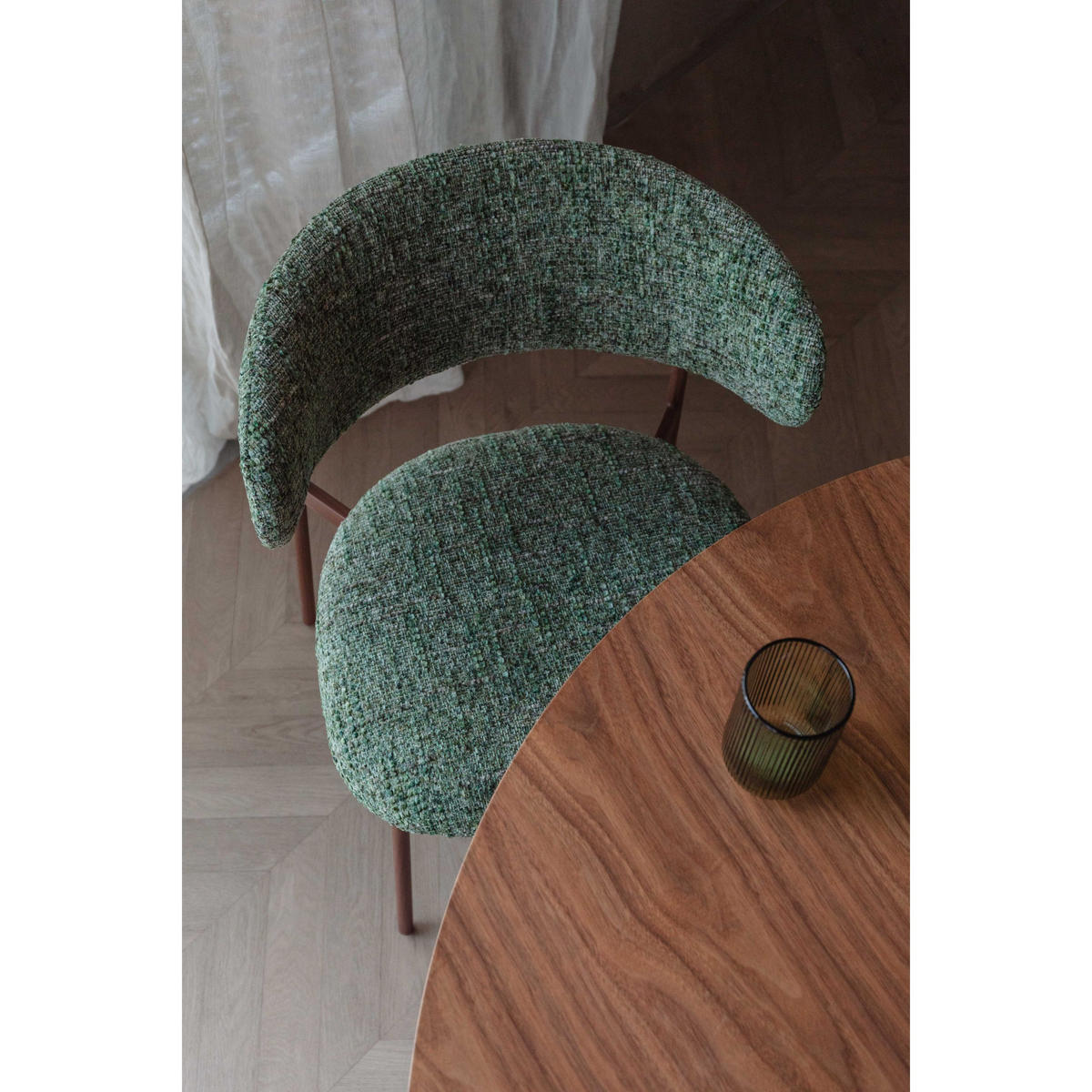 ESSZIMMERSTUHL Claes Grün - 2 er Set - Grün, Kunststoff (56.5/78.5/57.5cm) - Housecraft Living