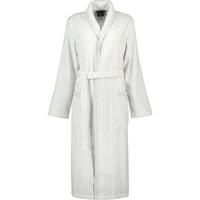 BADEMANTEL DAMEN SCHALKRAGEN 3423 WEISS-SILBER - 76 - Weiß, Textil (XLnull) - Cawoe