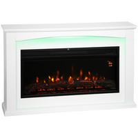 ELEKTROKAMIN DE-17067 1000/2000 W mit 5 Helligkeiten Weiß - Weiß, Holzwerkstoff (121/77/25cm) - ComfortXL