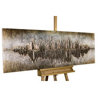 HOLZBILD Beige 144/44 cm - Beige/Braun, Holz (8.8/44cm) - KUNSTLOFT