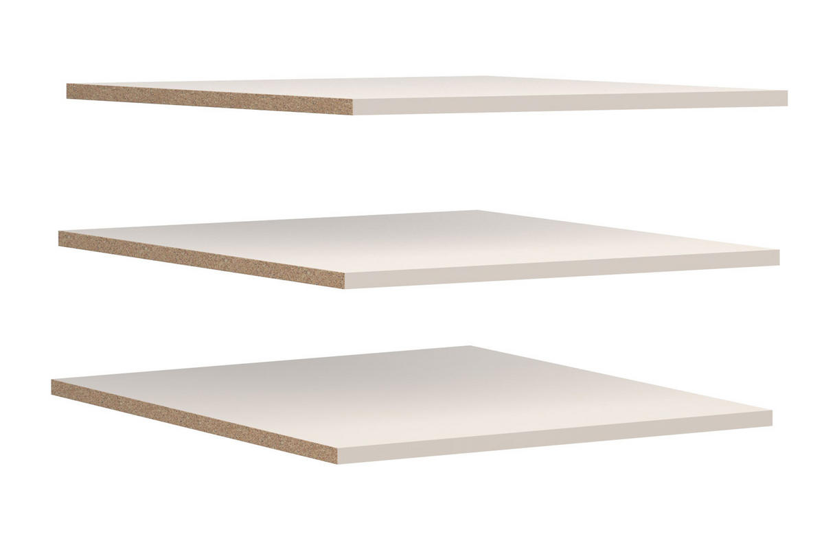 KLEIDERSCHRANK Anga / 6 Einlegeböden Kaschmir 209,5 / 61 / 216cm - Kaschmir/Goldfarben, Holz/Holzwerkstoff (210/216/61cm) - Feldmann-Wohnen