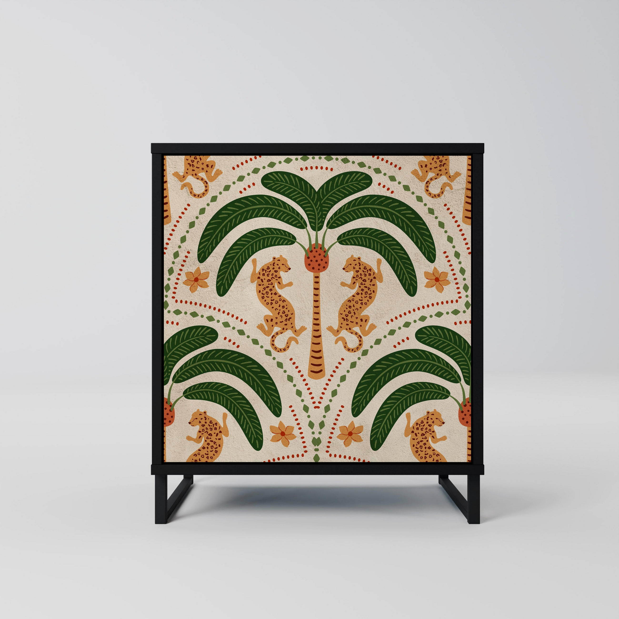 SpaceRebels Sideboard Schwarz 57.5x67.5x42 cm
