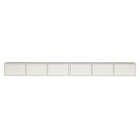 TV-LOWBOARD Framme hängend Weiß 300/30/30 cm - Weiß, Holzwerkstoff (300.2/30/30cm) - Selsey