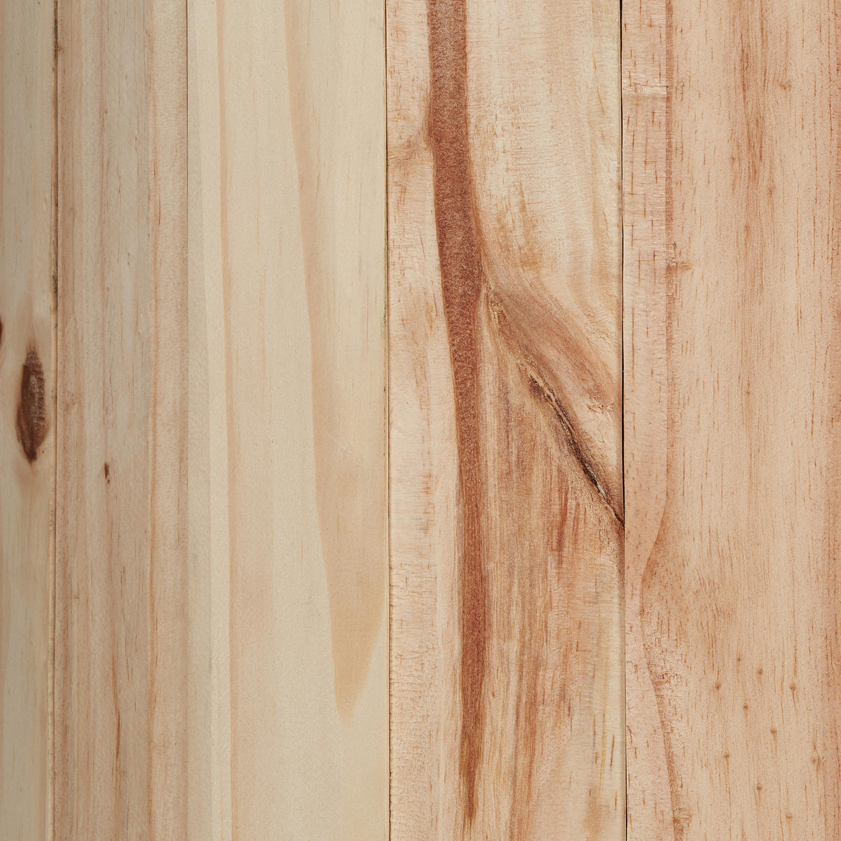 BLUMENHOCKER - Hellbraun, Holz (30/20/30cm) - Relaxdays