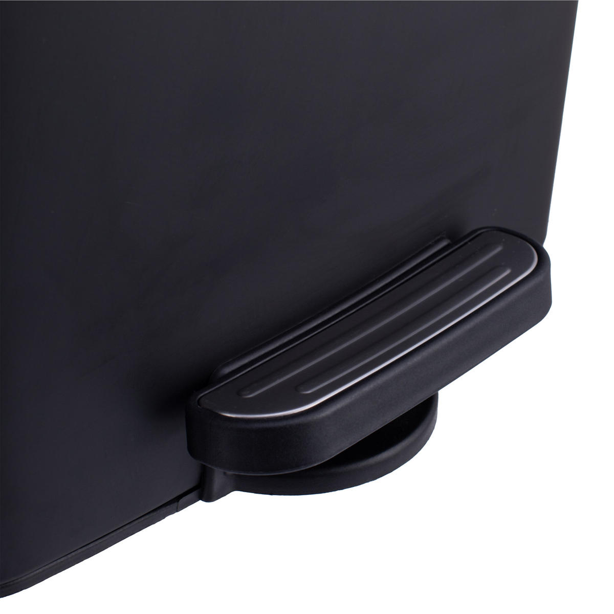 MÜLLEIMER - Schwarz, Kunststoff/Metall (29/53/34cm) - Relaxdays