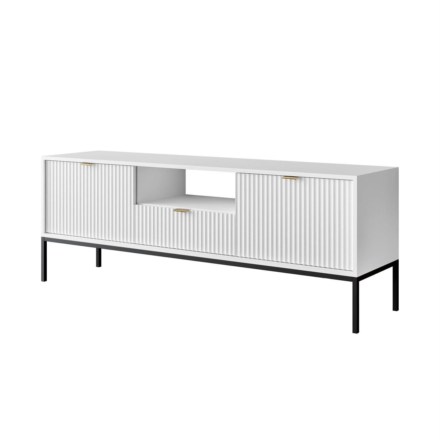 TV-ELEMENT CORTADO RTV154 WEISS - Weiß, Holzwerkstoff (154/56/39cm) - Lookway