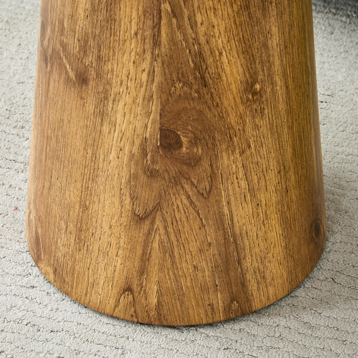 COUCHTISCH in Naturfarbe Wohnzimmertisch mit hochwertiger Holzdekorfolie für Wohnzimmer, B50/T50/H48 cm - Naturfarben, Holzwerkstoff (50/50/48cm) - STILVORA