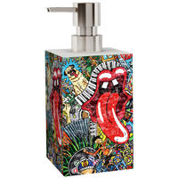 SEIFENSPENDER Graffiti - Gelb/Rot, Kunststoff (8/16/8cm) - Sanilo