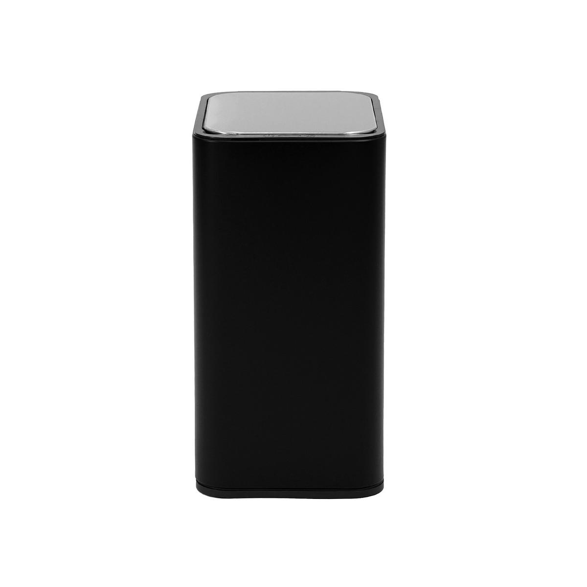 SENSORMÜLLEIMER SE13L - Schwarz, Metall (21/40/29cm) - SVITA