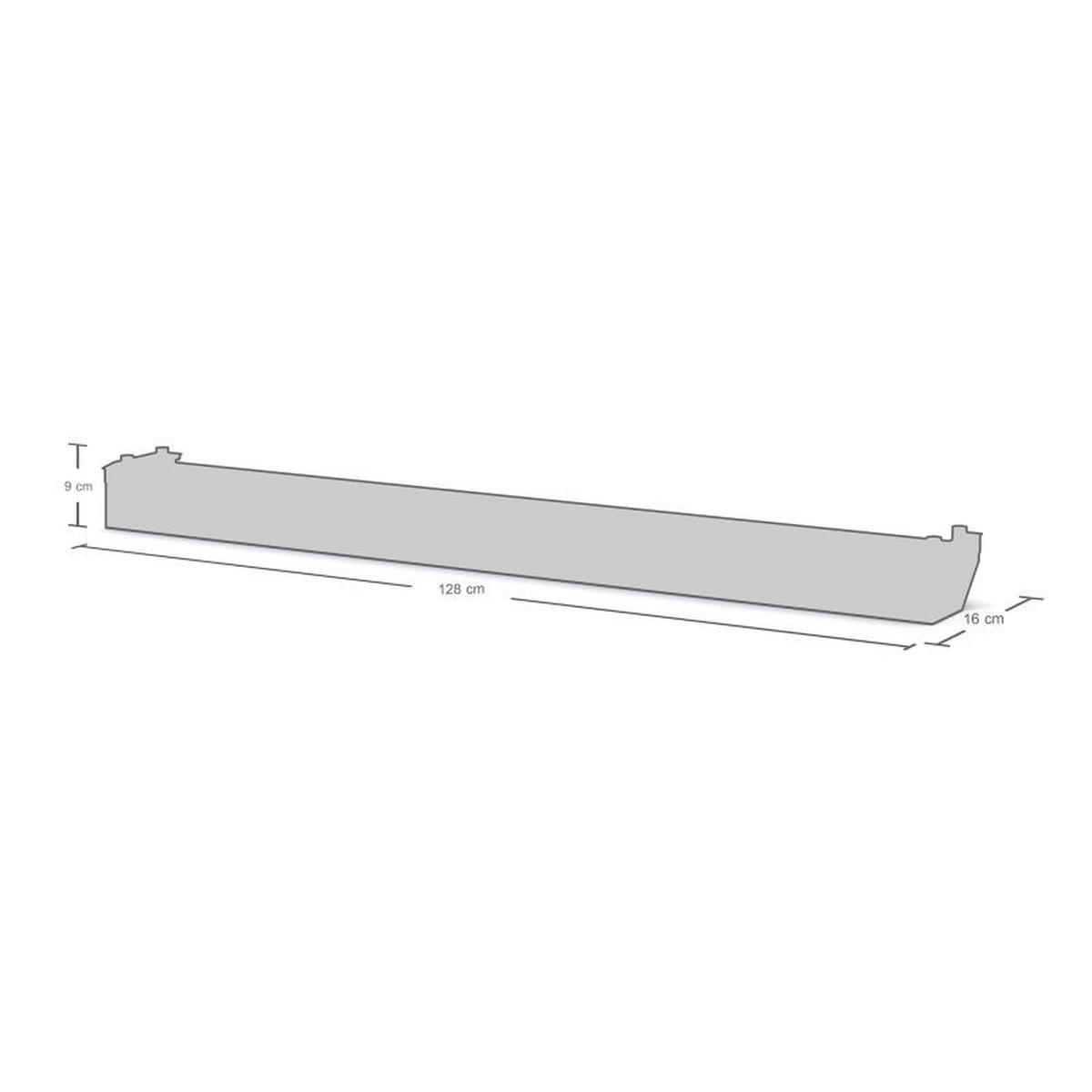 KABELMANAGEMENT-SET Horizontaler Kabelkanal Flex-big + Vertikale Kabelführung / Plus Vertikale Kabelführung Weiß 1280mm - Weiß, Metall (16/128/10cm) - ASSMANN