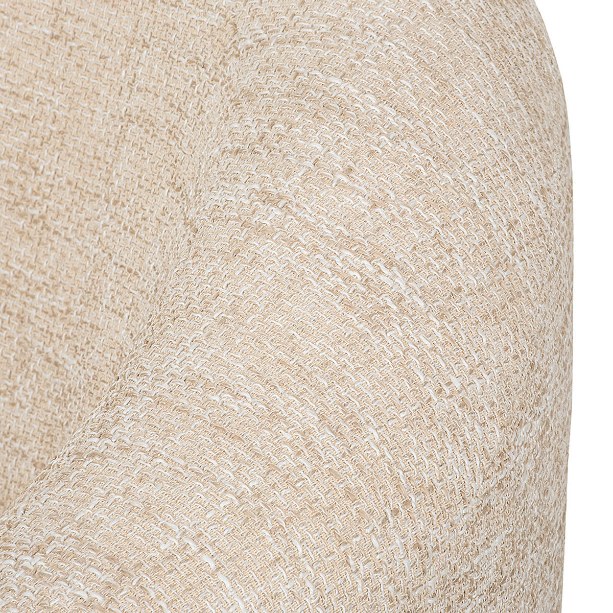 DREHSESSEL - Creme, Textil (92/75/80cm) - home24