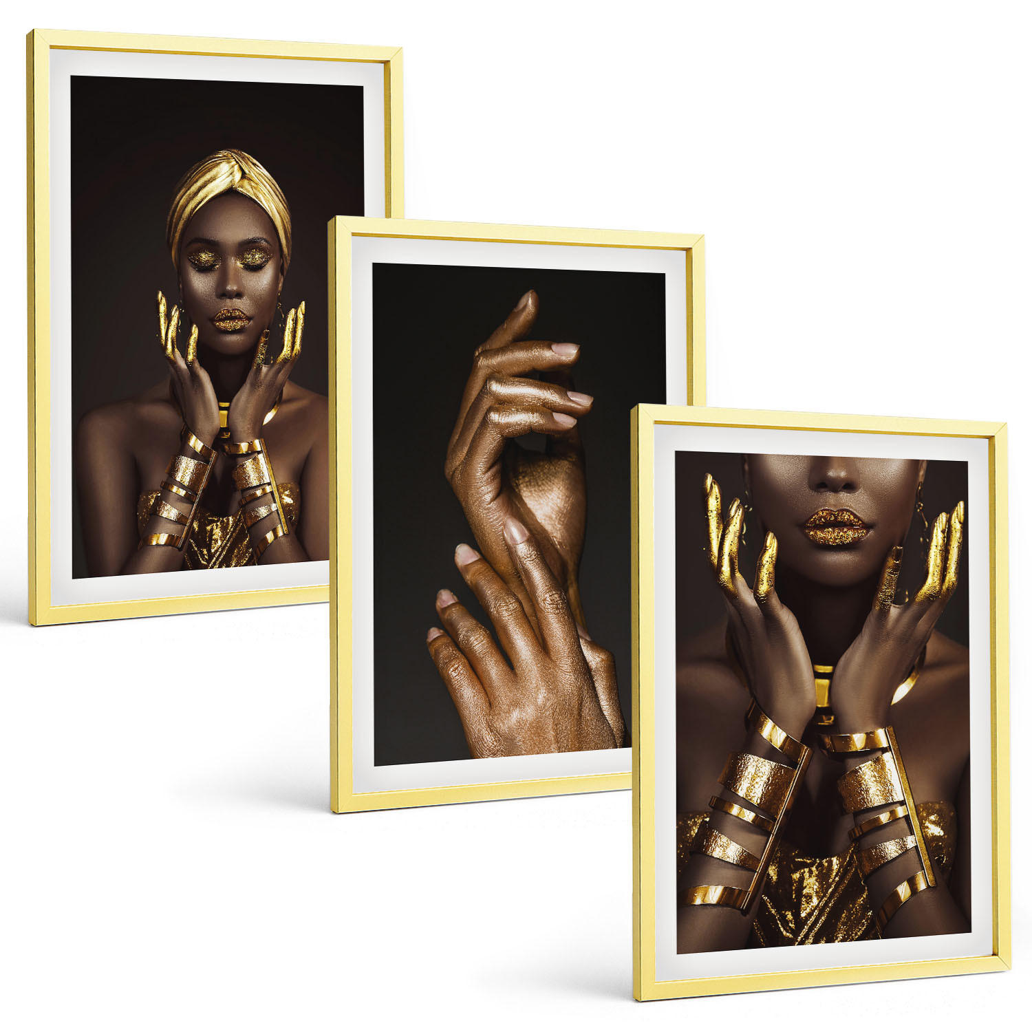 Tulup Bilder Gold 40x60 cm