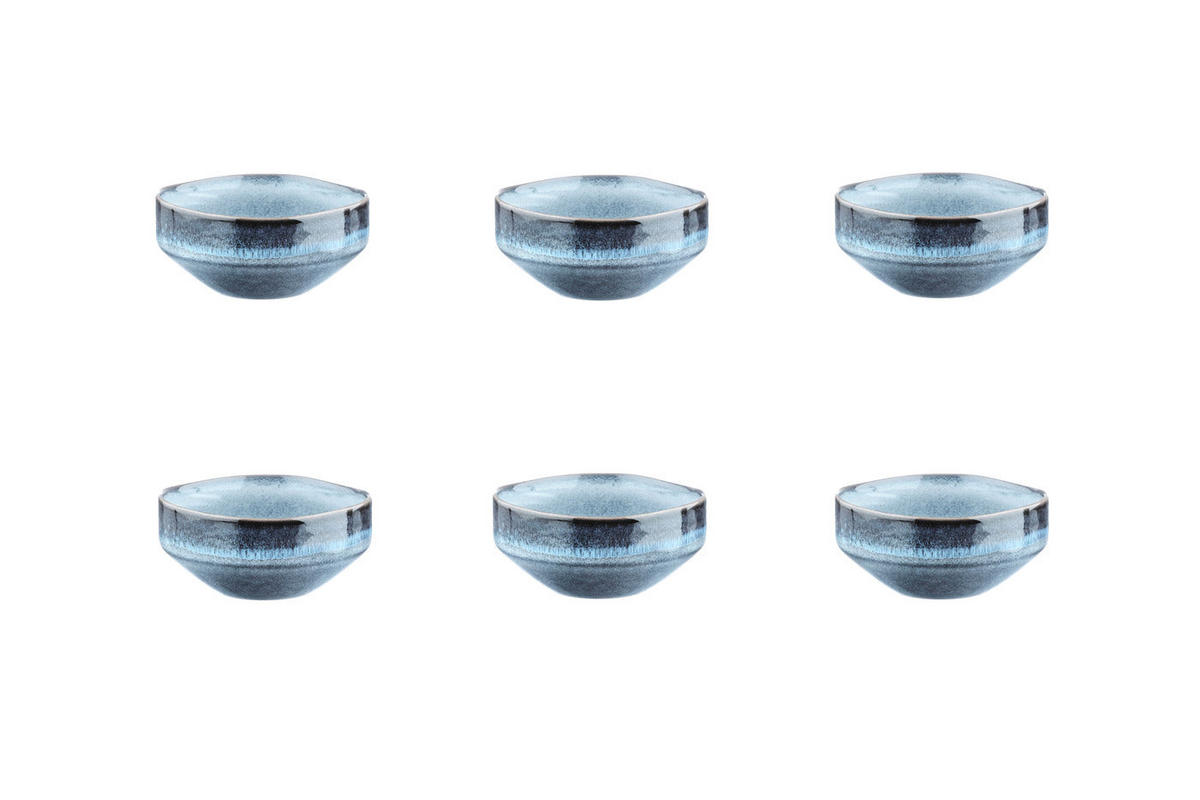 SCHALEN Genesis Ø11cm - 6er-Set - Meer - Blau, Keramik (11cm) - Björn