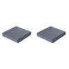 SITZKISSEN Manchester 60/60 cm 2er-Set - Blaugrau, Textil (60/8/60cm) - Madison