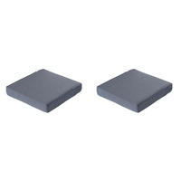 SITZKISSEN Manchester 60/60 cm 2er-Set - Blaugrau, Textil (60/8/60cm) - Madison